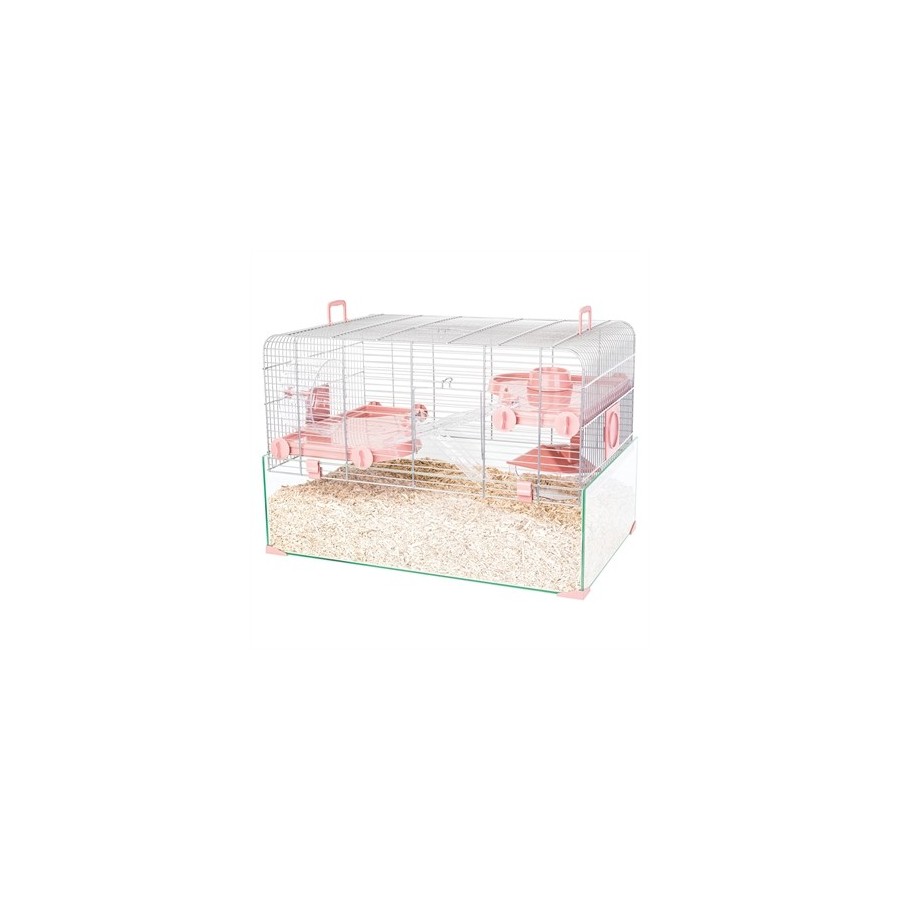 Zolux Knaagdierkooi Panas Roze 59X40X39 CM