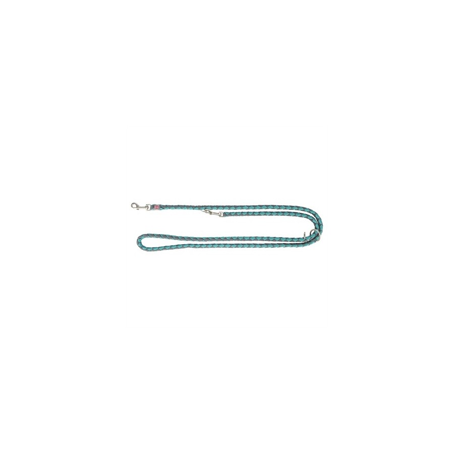 Trixie Hondenriem Cavo Verstelbaar Aqua / Grafiet Grijs 200X1,8 CM