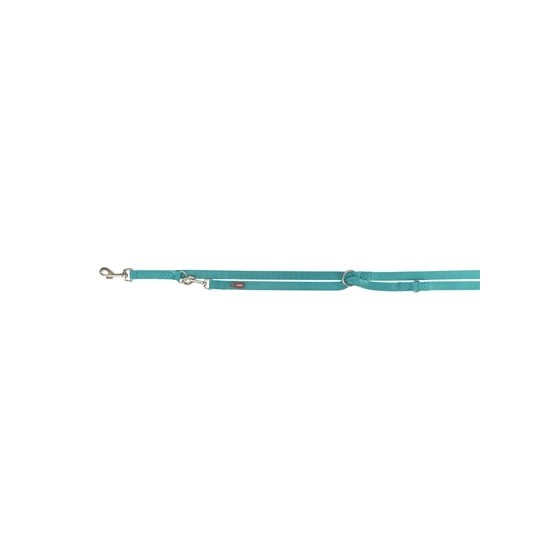 Trixie Hondenriem Premium Verstelbaar Aqua Blauw 200X1,5 CM