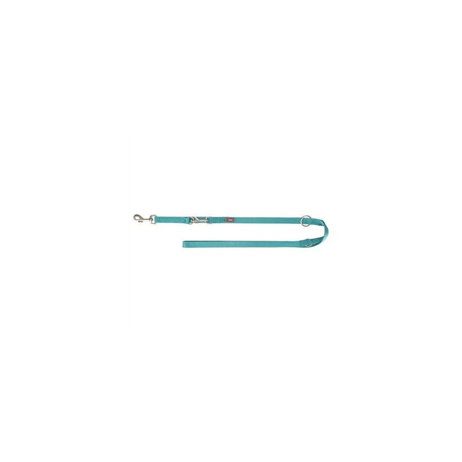 Trixie Hondenriem Premium Verstelbaar Aqua Blauw 200X2,5 CM