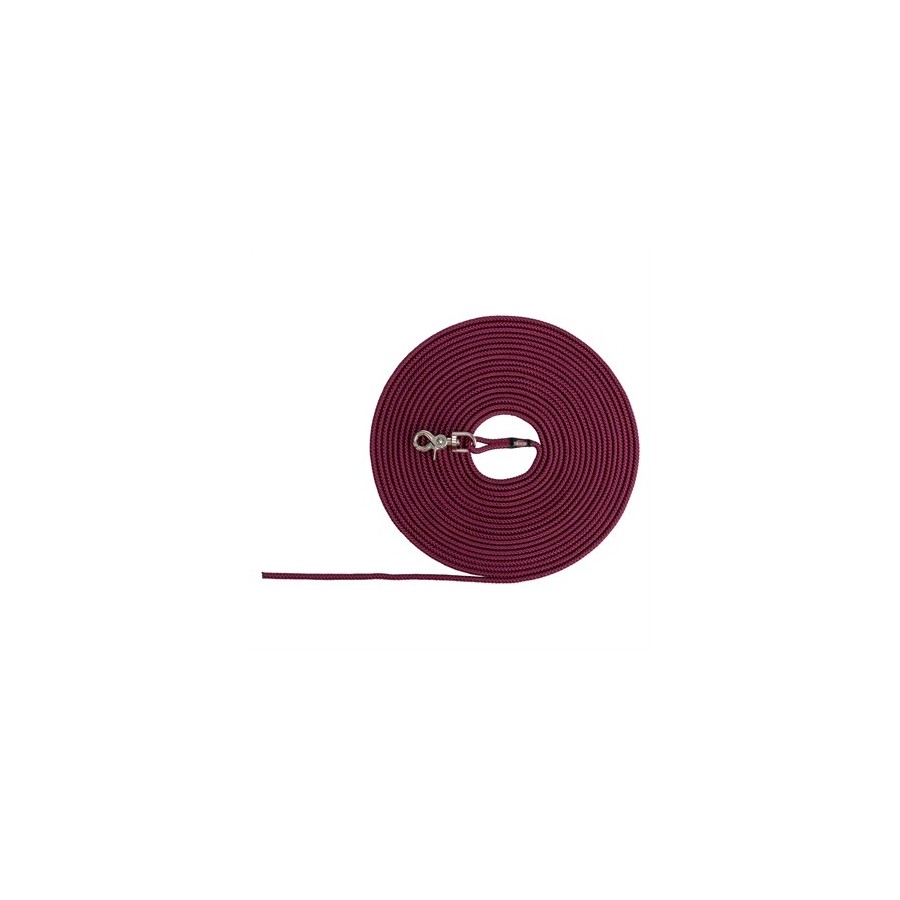 Trixie Hondenriem Sleeplijn Rond Zonder Handlus Sangria Rood 5 MTR X 0,6 CM