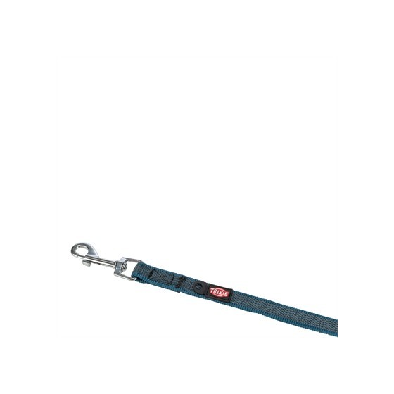 Trixie Hondenriem Sleeplijn Met Rubber Anti Slip Petrol Blauw S/M 5 MTR X 1,5 CM
