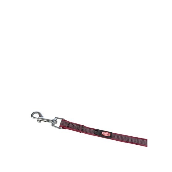 Trixie Hondenriem Sleeplijn Met Rubber Anti Slip Sangria Rood S/M 5 MTR X 1,5 CM