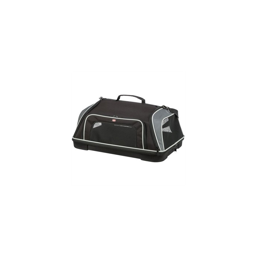 Trixie Hondentas Vliegtuigtas Boarding Zwart / Grijs 55X23X40 CM