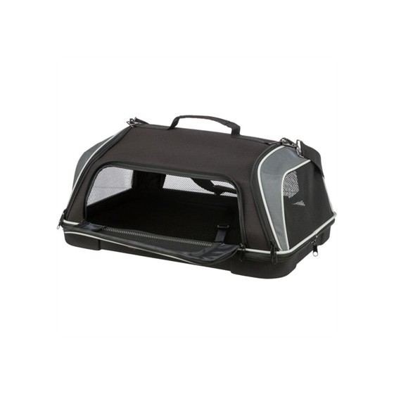 Trixie Hondentas Vliegtuigtas Boarding Zwart / Grijs 55X23X40 CM