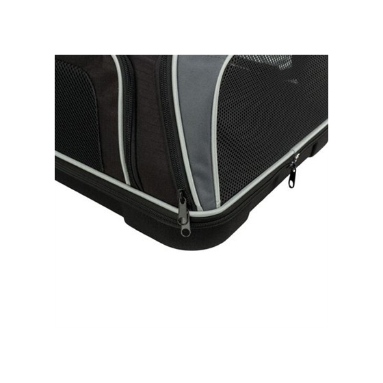 Trixie Hondentas Vliegtuigtas Boarding Zwart / Grijs 55X23X40 CM