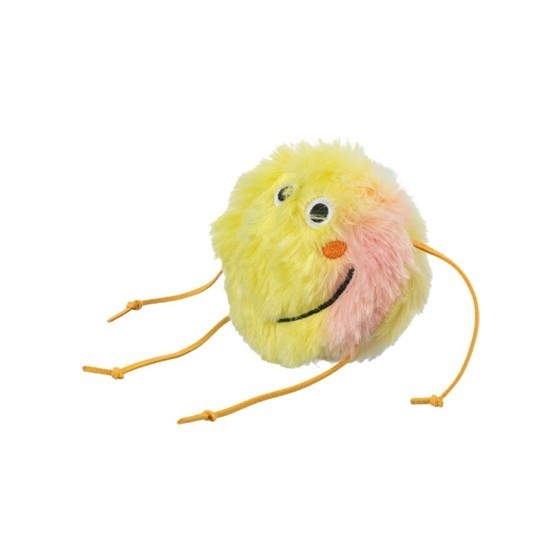 Trixie - Monster Pluche Met Catnip Oranje / Geel. 10cm