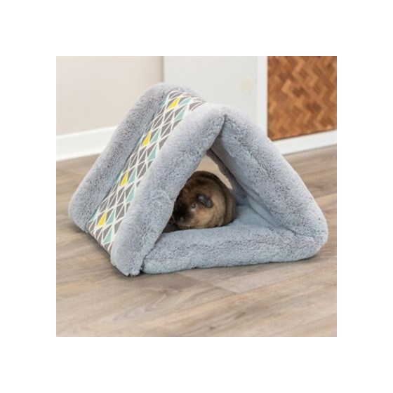 Trixie - Tent Sunny Voor Cavia / Dwergkonijn Grijs. 44x40x33cm