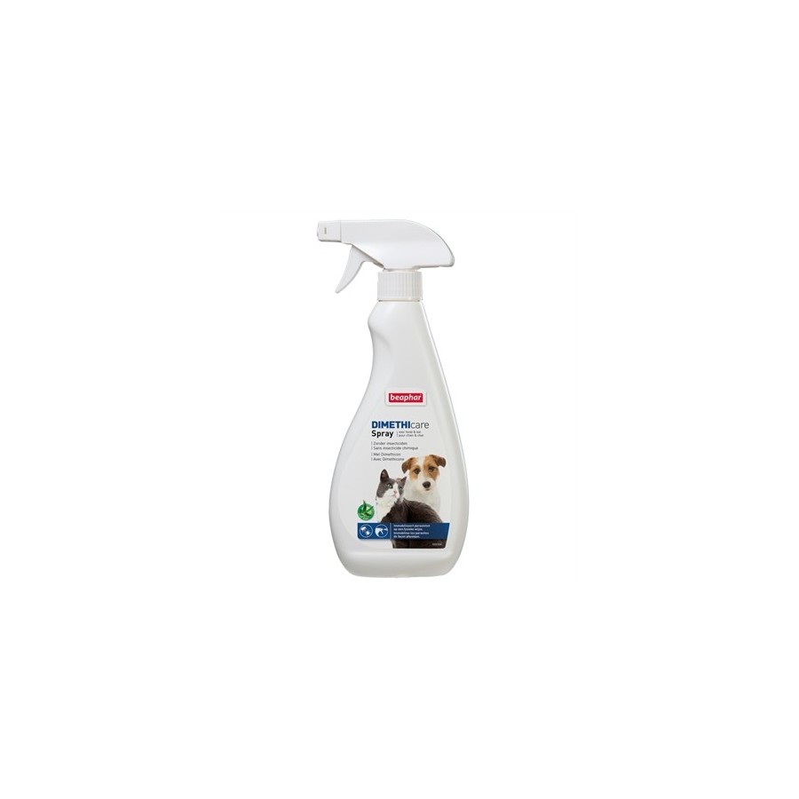 Beaphar Dimethicare Spray Hond / Kat Tegen Vlooien En Teken 500 ML