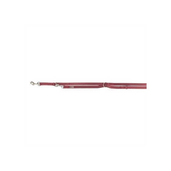 Trixie Hondenriem Premium Verstelbaar Sangria Rood 200X2,5 CM