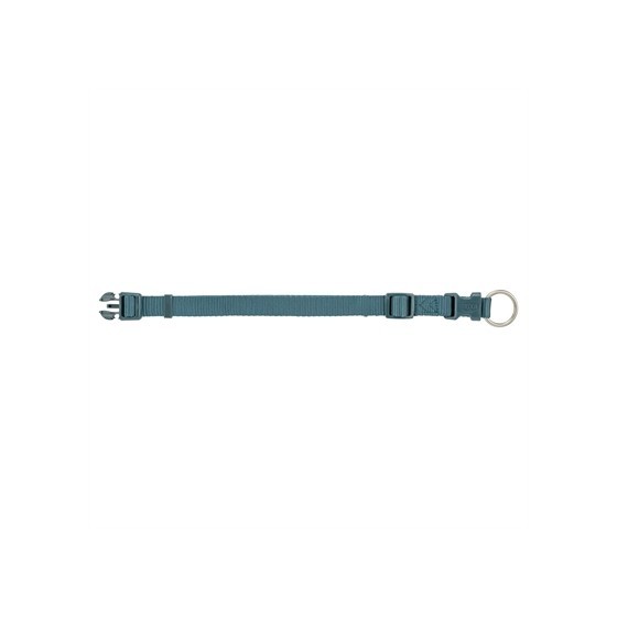 Trixie - Halsband Hond Premium Petrol Blauw, 15-25x1cm