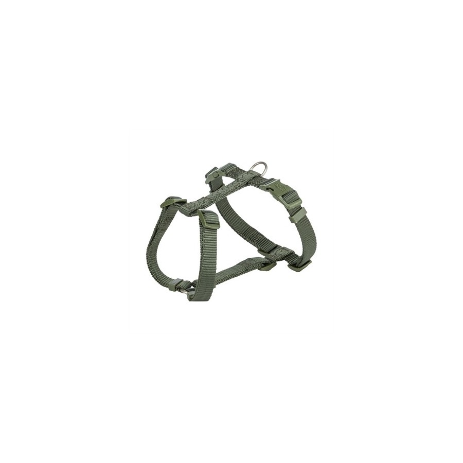 Trixie Hondentuig Premium H-Tuig Olijfgroen 42-60X1,5 CM