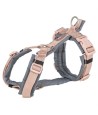 Trixie Hondentuig Premium Trekking Blush Roze / Grafiet Grijs 53-64X2 CM