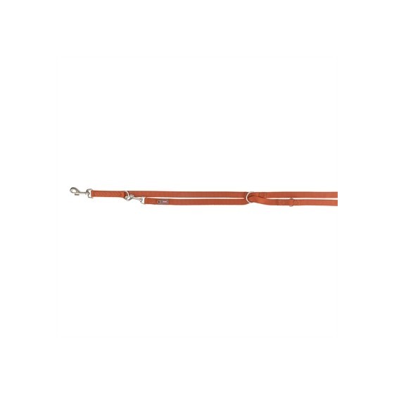Trixie Hondenriem Premium Verstelbaar Roest Bruin 200X1,5 CM