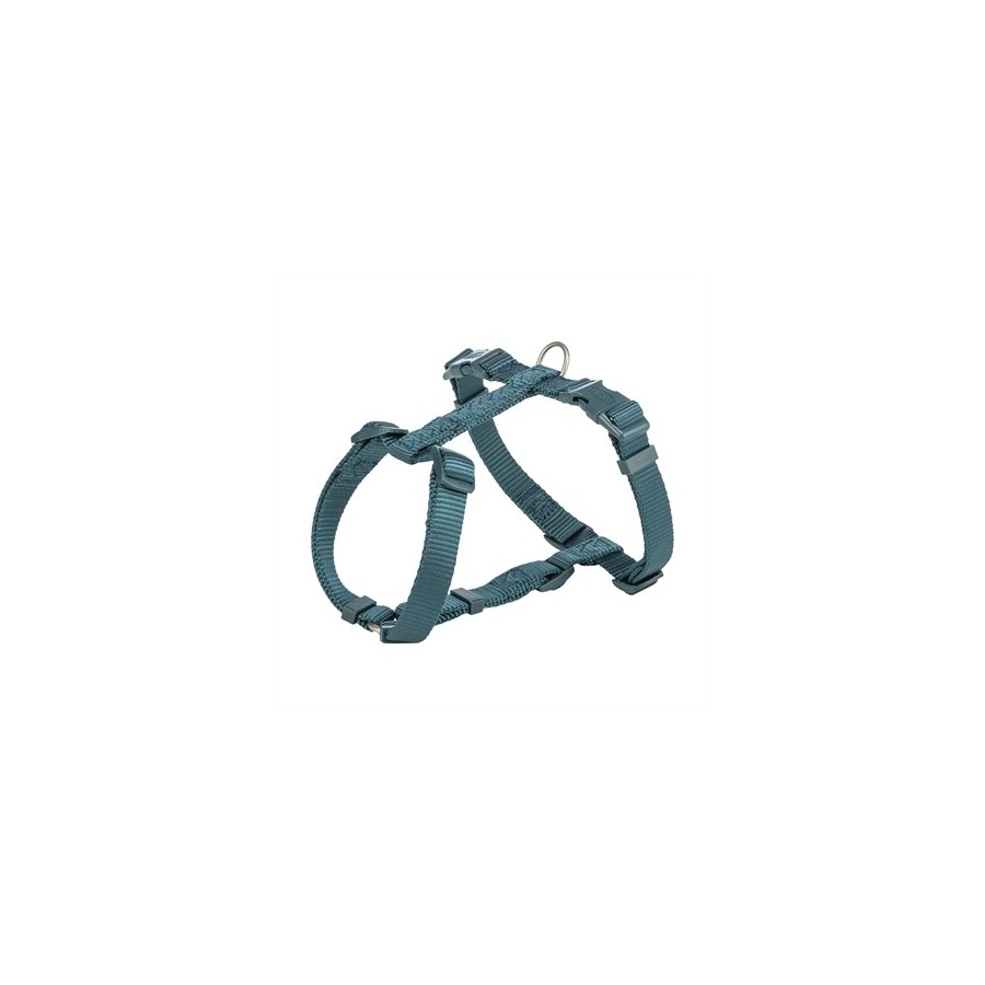 Trixie Hondentuig Premium H-Tuig Petrol Blauw 52-75X2 CM