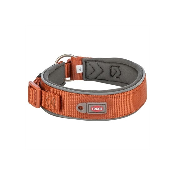 Trixie - Halsband Hond Premium Extra Breed Roest / Grafiet Grijs, 53-62x5cm