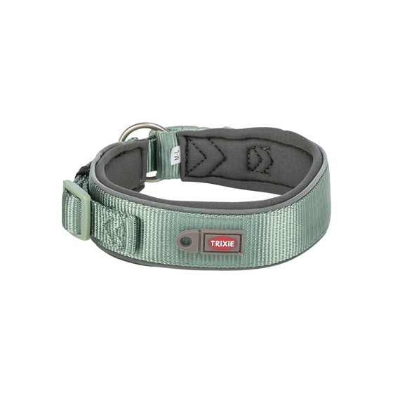Trixie - Halsband Hond Premium Extra Breed Salie / Grafiet Grijs, 27-35x2,5cm