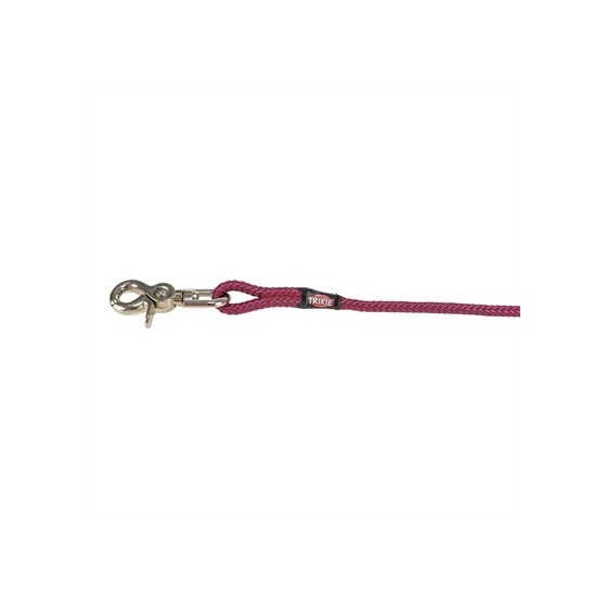 Trixie Hondenriem Sleeplijn Rond Zonder Handlus Sangria Rood 10 MTR X 0,6 CM
