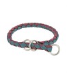 Trixie Halsband Hond Cavo Halfslip Sangria / Petrol 39-45X1,2 CM