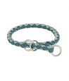 Trixie Halsband Hond Cavo Halfslip Petrol / Salie 35-41X1,2 CM