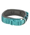 Trixie - Halsband Hond Premium Extra Breed Aqua / Grafiet Grijs, 27-35x2,5cm