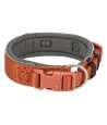 Trixie - Halsband Hond Premium Extra Breed Roest / Grafiet Grijs, 33-42x3,5cm
