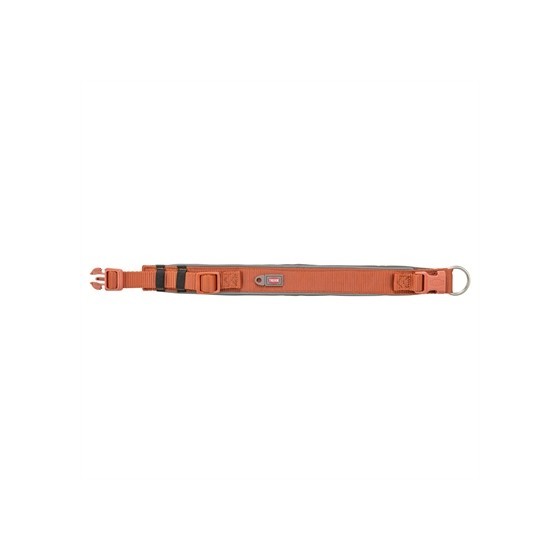 Trixie - Halsband Hond Premium Extra Breed Roest / Grafiet Grijs, 33-42x3,5cm