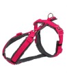 Trixie - Hondentuig Premium Trekking Fuchsia / Grafiet Grijs. 32-38cm