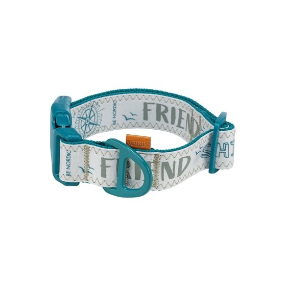 Trixie Halsband Hond Be Nordic Extra Breed Petrol 25-36X2,5 CM
