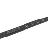 Trixie Halsband Hond Citystyle Pvc Zwart 25-32X2 CM