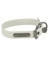 Trixie Halsband Hond Citystyle Pvc Lichtgrijs 25-32X2 CM