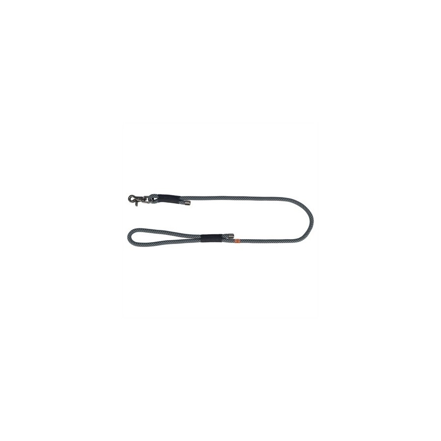 Trixie - Hondenriem Soft Rope Zwart / Grijs, 120x0,6cm