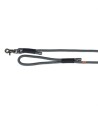 Trixie - Hondenriem Soft Rope Zwart / Grijs, 120x0,6cm