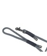 Trixie - Hondenriem Soft Rope Zwart / Grijs, 120x0,6cm