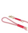 Trixie - Hondenriem Soft Rope Rood / Creme, 120x0,6cm