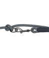 Trixie - Hondenriem Soft Rope Verstelbaar Zwart / Grijs, 200x0,6cm