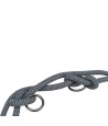 Trixie - Hondenriem Soft Rope Verstelbaar Zwart / Grijs, 200x0,6cm