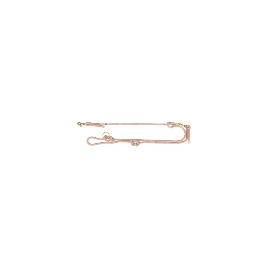 Trixie - Hondenriem Soft Rope Verstelbaar Roze / Lichtroze, 200x0,6cm