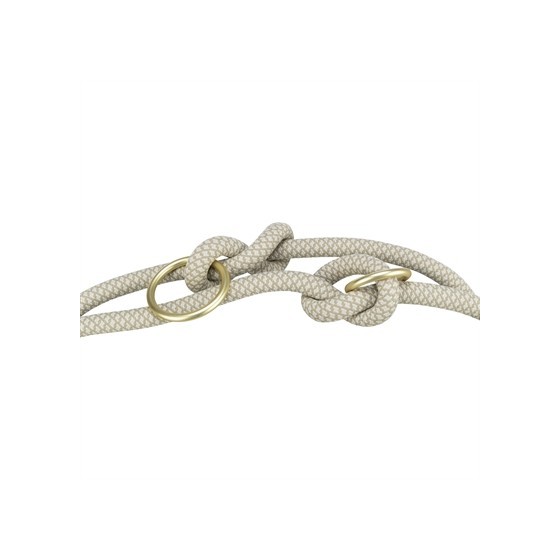 Trixie Hondenriem Soft Rope Verstelbaar Grijs / Lichtgrijs 200X0,6 CM
