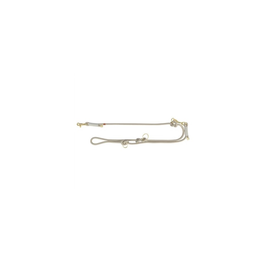 Trixie Hondenriem Soft Rope Verstelbaar Grijs / Lichtgrijs 200X1,3 CM