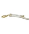 Trixie Hondenriem Soft Rope Verstelbaar Grijs / Lichtgrijs 200X1,3 CM