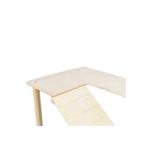 Trixie - Platform Met Helling Voor Muizen / Hamsters Onbehandeld Hout. 47x30x25cm