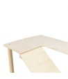 Trixie - Platform Met Helling Voor Muizen / Hamsters Onbehandeld Hout. 47x30x25cm