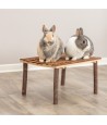 Trixie - Schuilplaats / Ligplaats Voor Konijnen Schorshout. 45x35x27cm