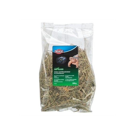 Trixie - Reptiland Grassen & Graslandkruiden voor Landschildpadden, 6x200gr