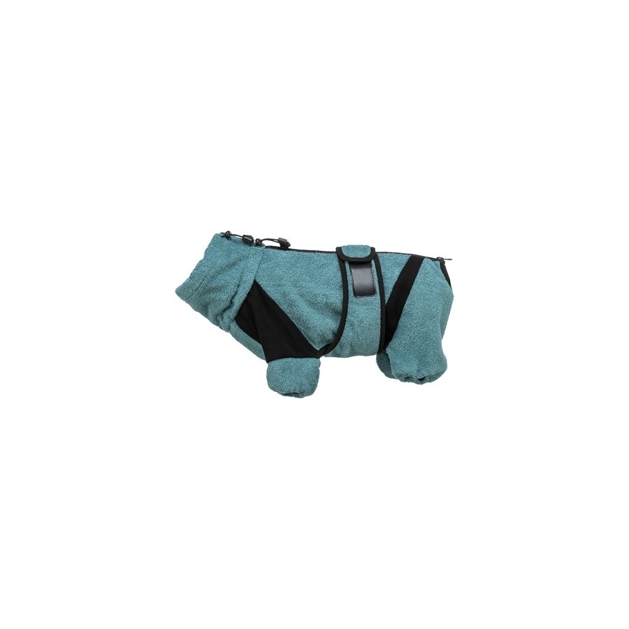 Trixie Badjas / Huisoverall Badstof Petrol 46 CM