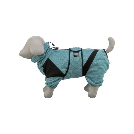 Trixie Badjas / Huisoverall Badstof Petrol 54 CM