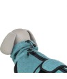Trixie Badjas / Huisoverall Badstof Petrol 70 CM