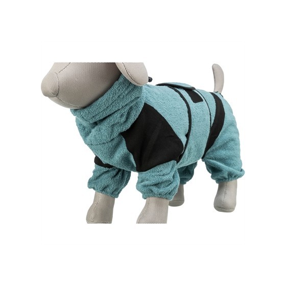 Trixie Badjas / Huisoverall Badstof Petrol 30 CM