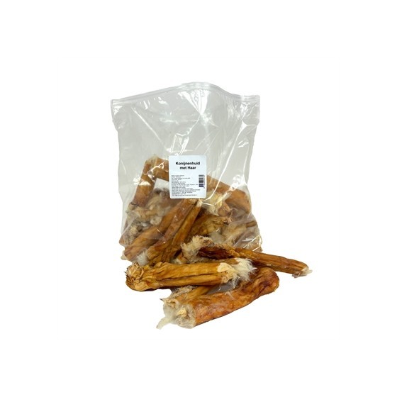 Petsnack - Konijnenjas 15 cm. 1 KG  +/- 25 stuks